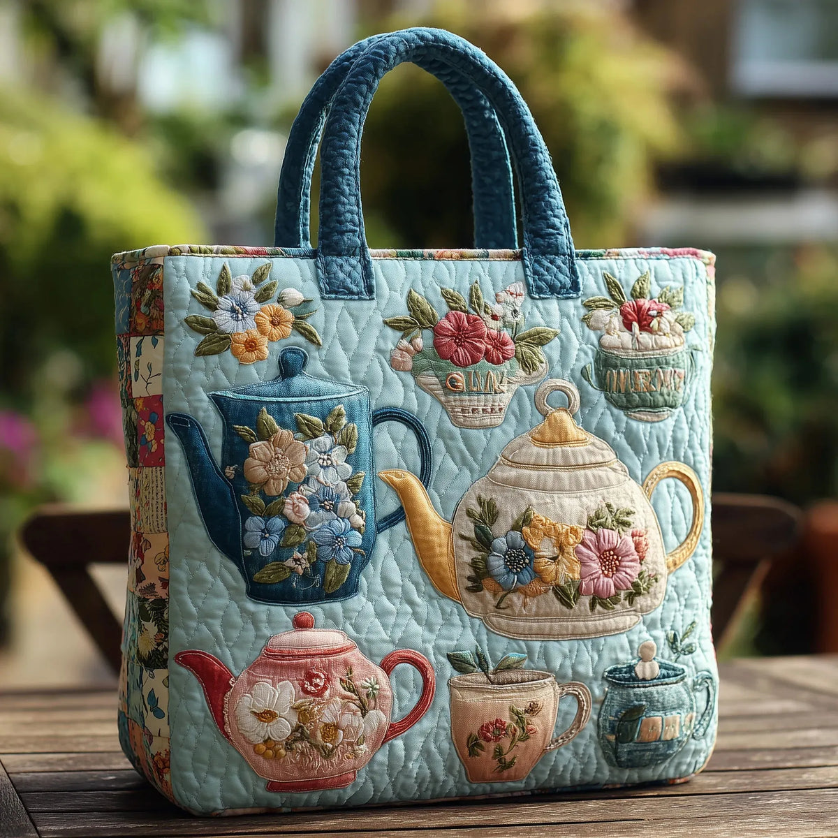 Jardín Silvestre | Bolso Artesanal Acolchado