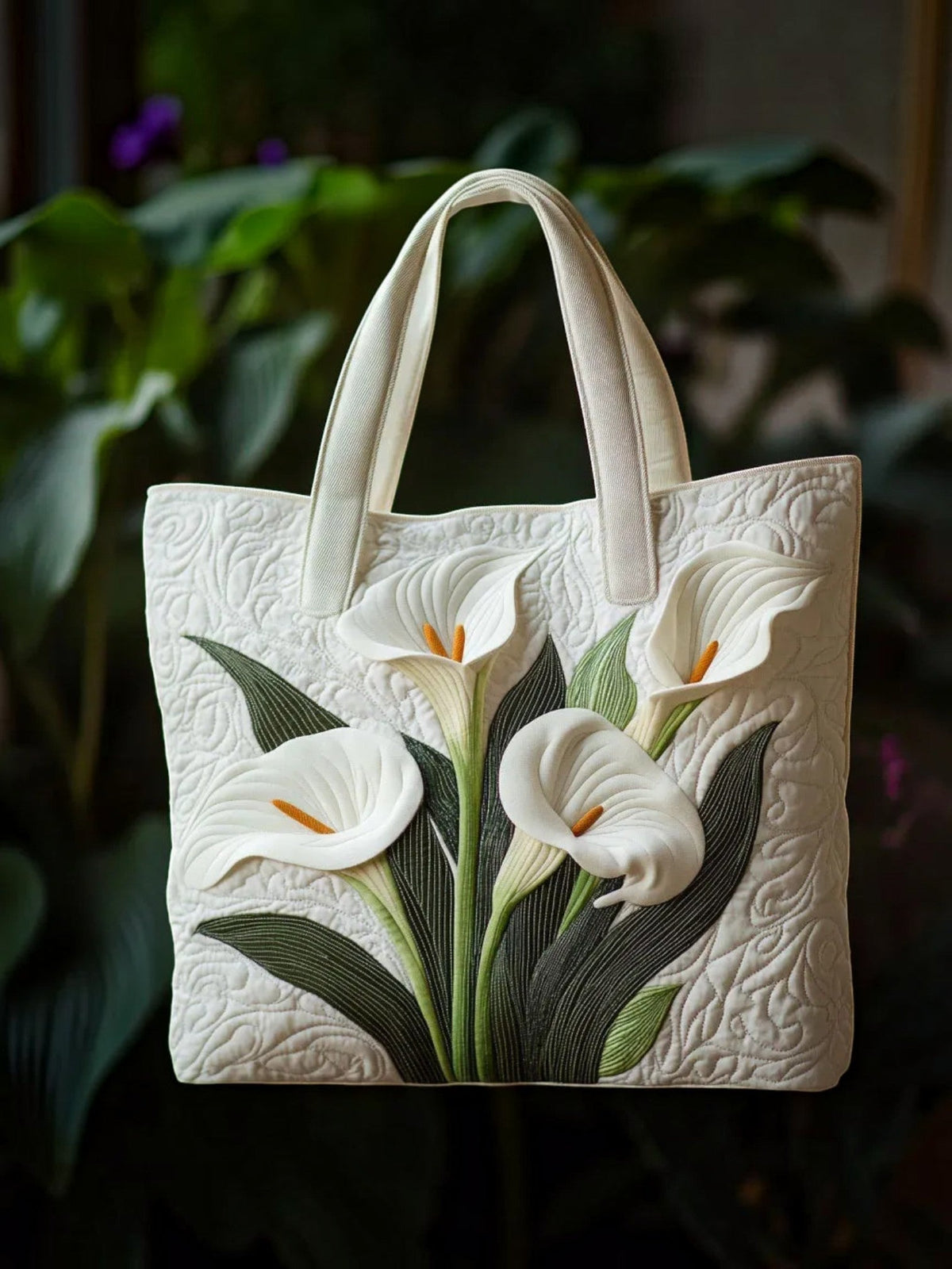 Lirios | Bolso Artesanal Acolchado