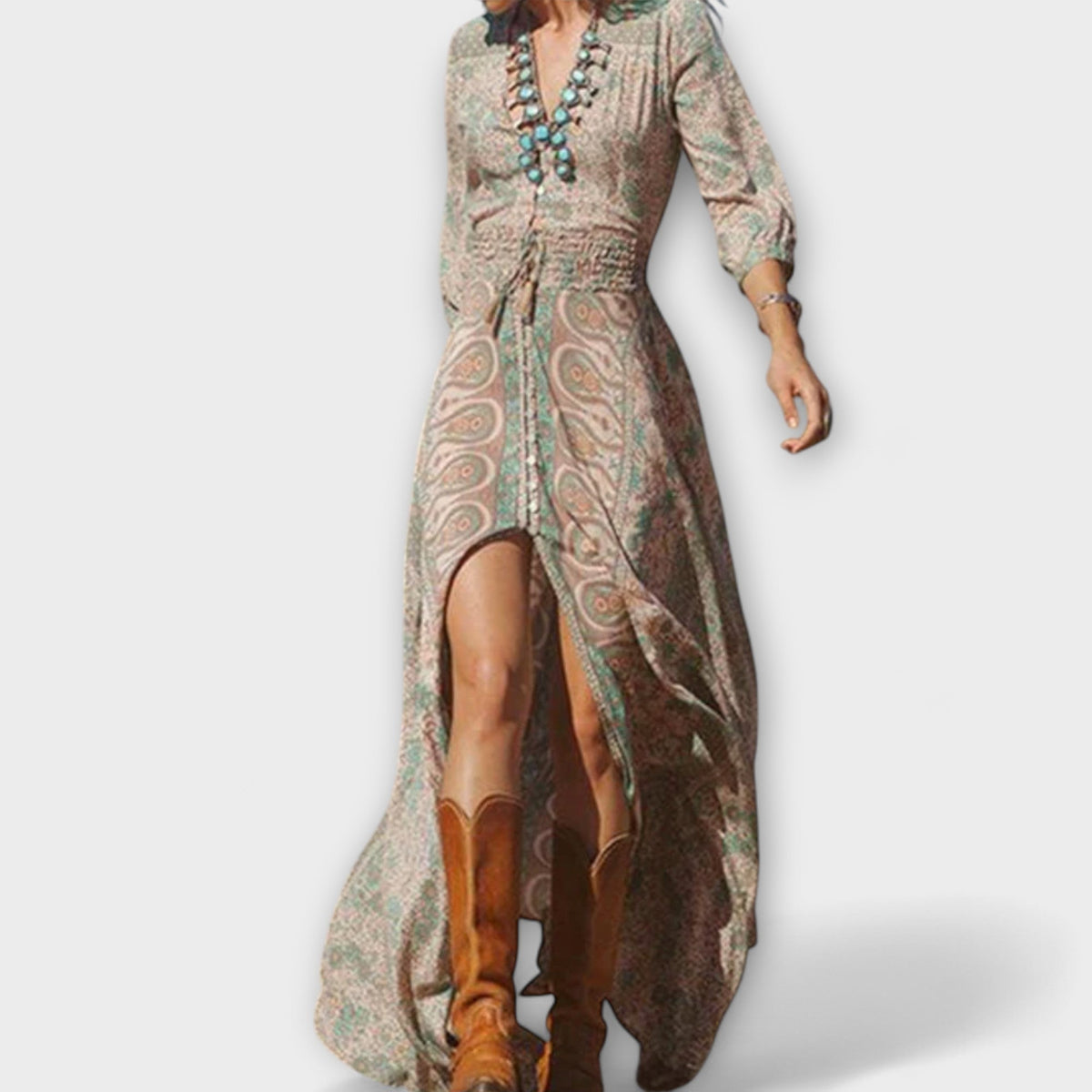 Vestido Maxi Boho Confortable
