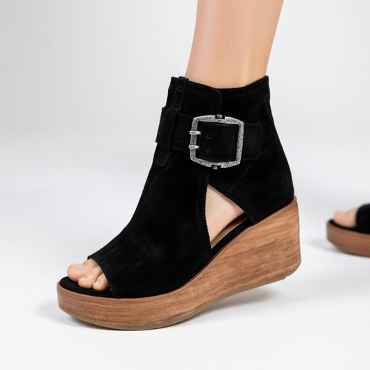 Casimira™ | Botines Compensados Abiertos