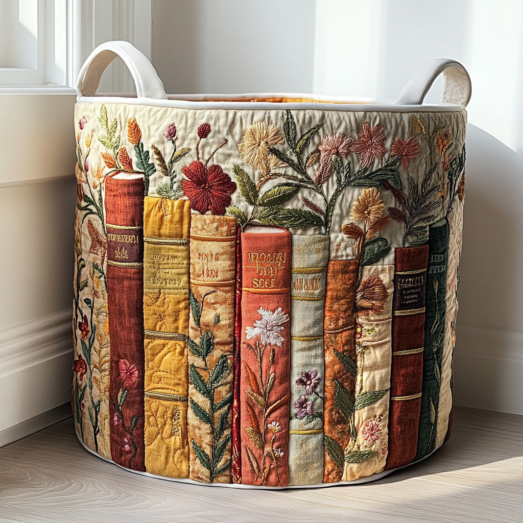 Jardín Literario | Cesta de Almacenaje Acolchada