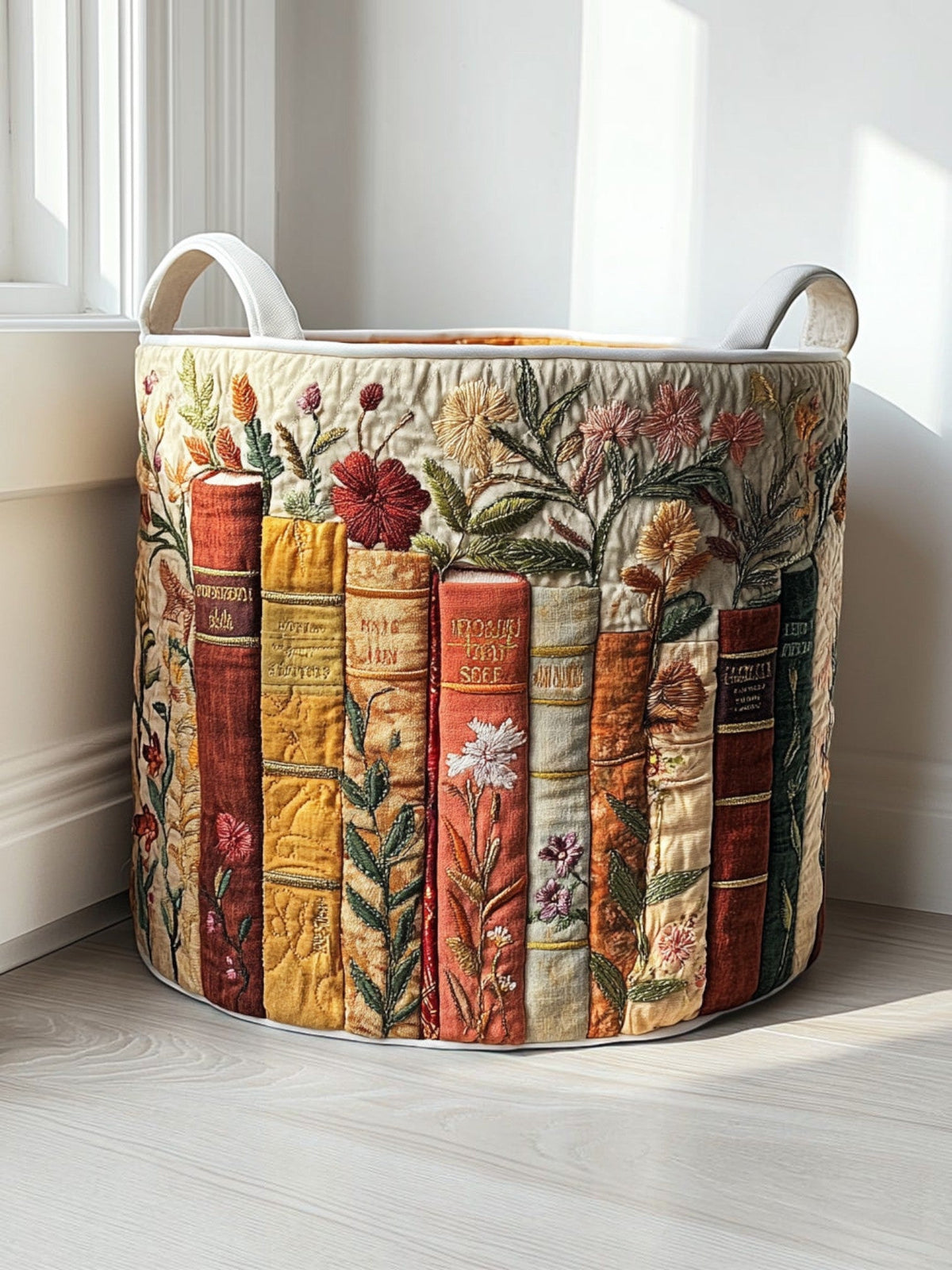 Jardín Literario | Cesta de Almacenaje Acolchada