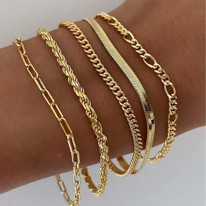 Emilia™ | Set de Pulseras de 5 Piezas