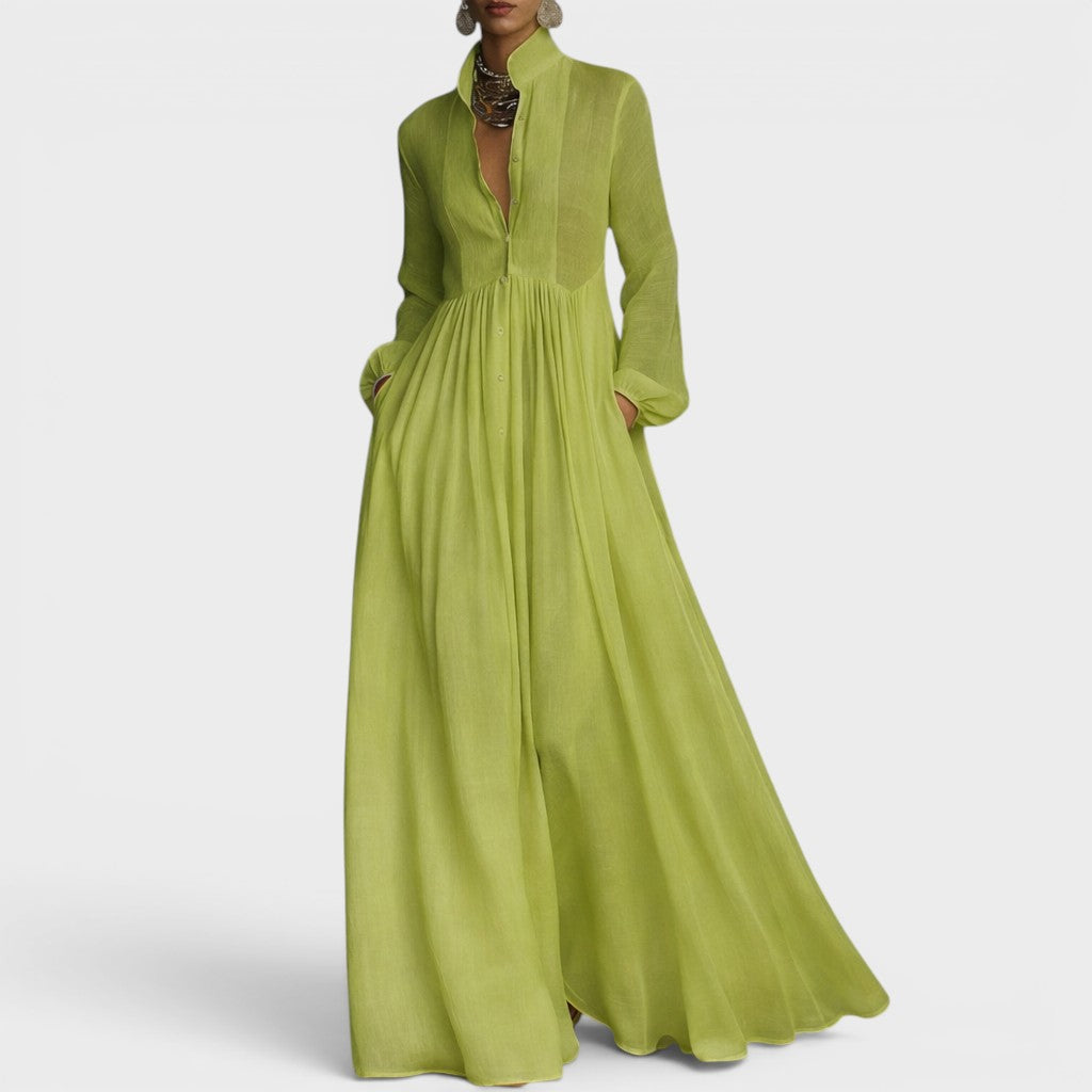 Inès™ | Vestido largo fluido