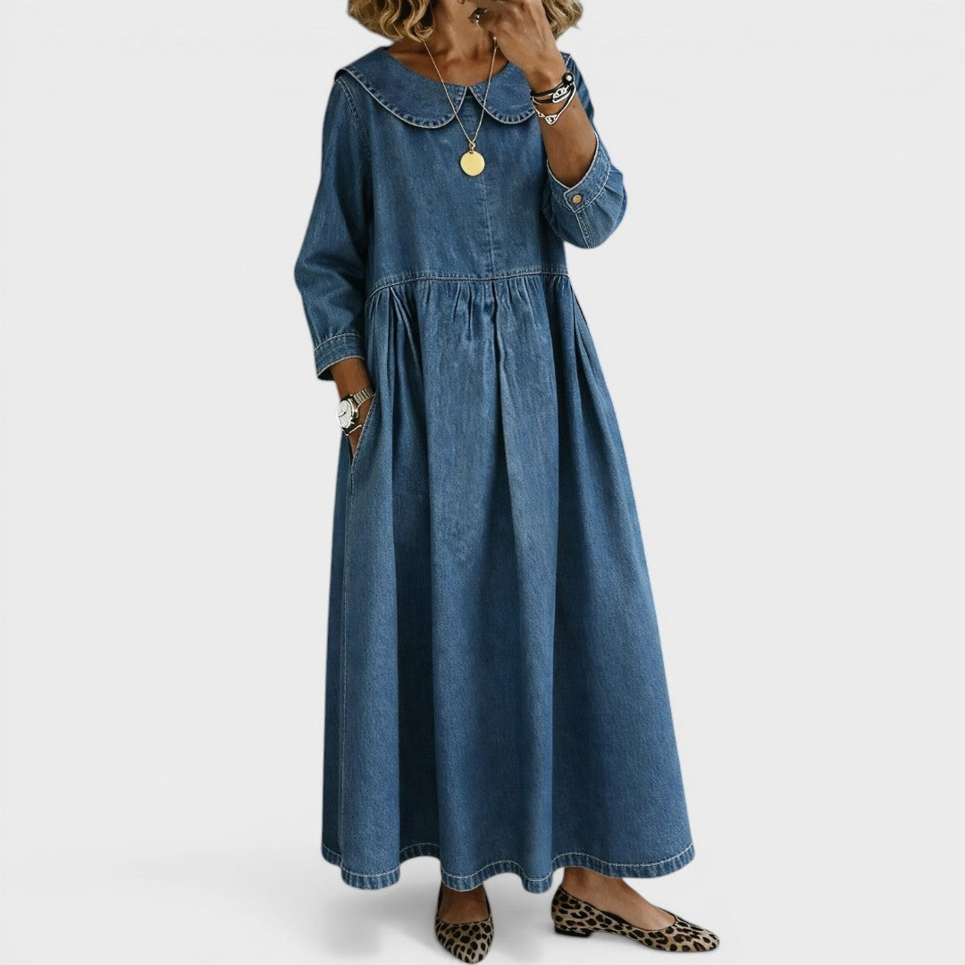 Mila | Vestido de denim elegante