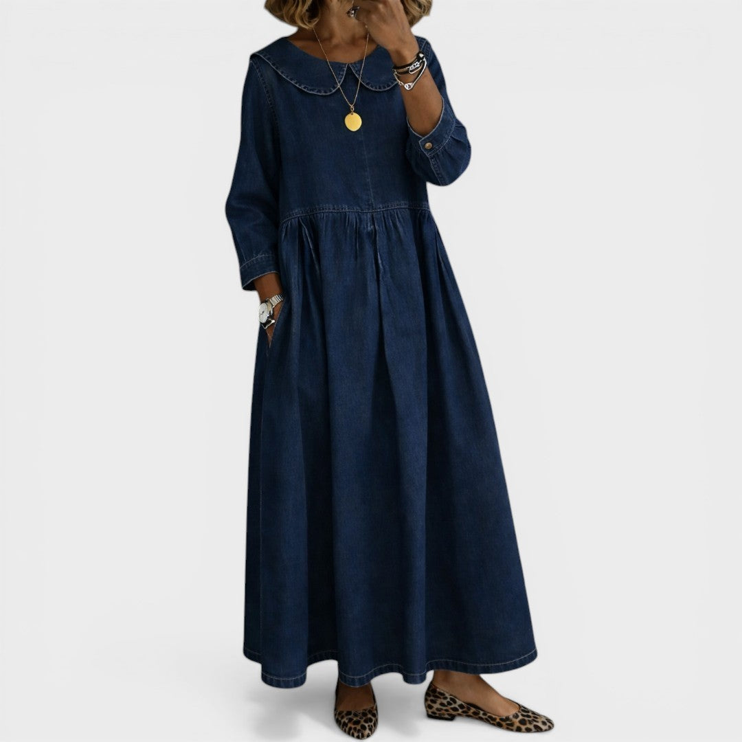 Mila | Vestido de denim elegante