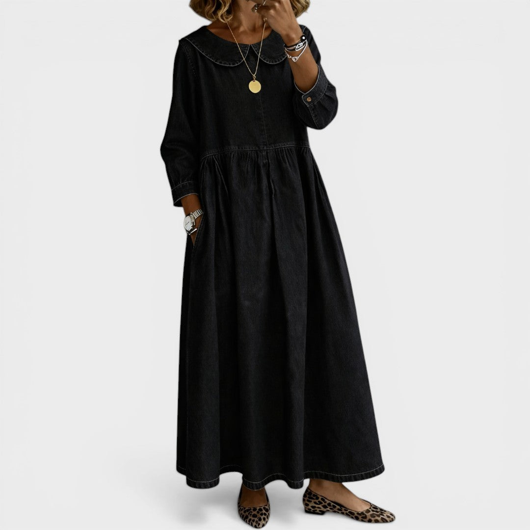 Hana | Vestido de denim elegante