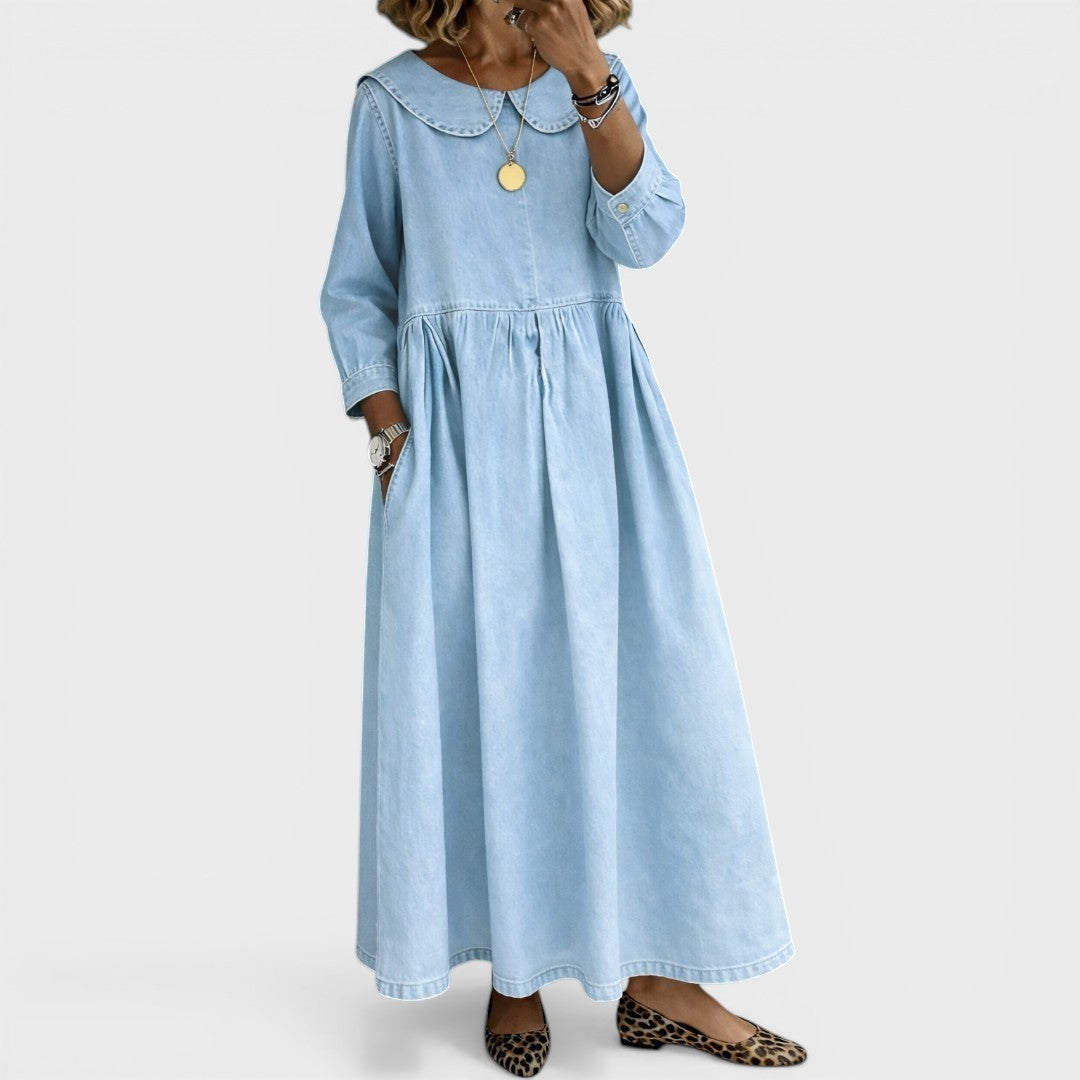 Mila | Vestido de denim elegante