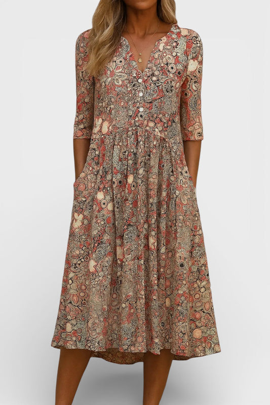 Jelena | Vestido midi elegante