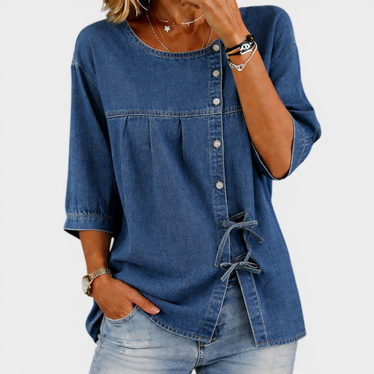 Ana | Camisa de denim retro