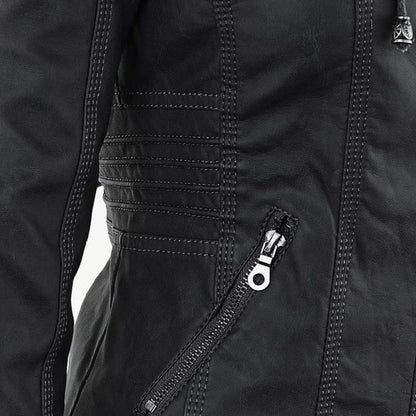 Laurina™ | Chaqueta de piel robusta y elegante