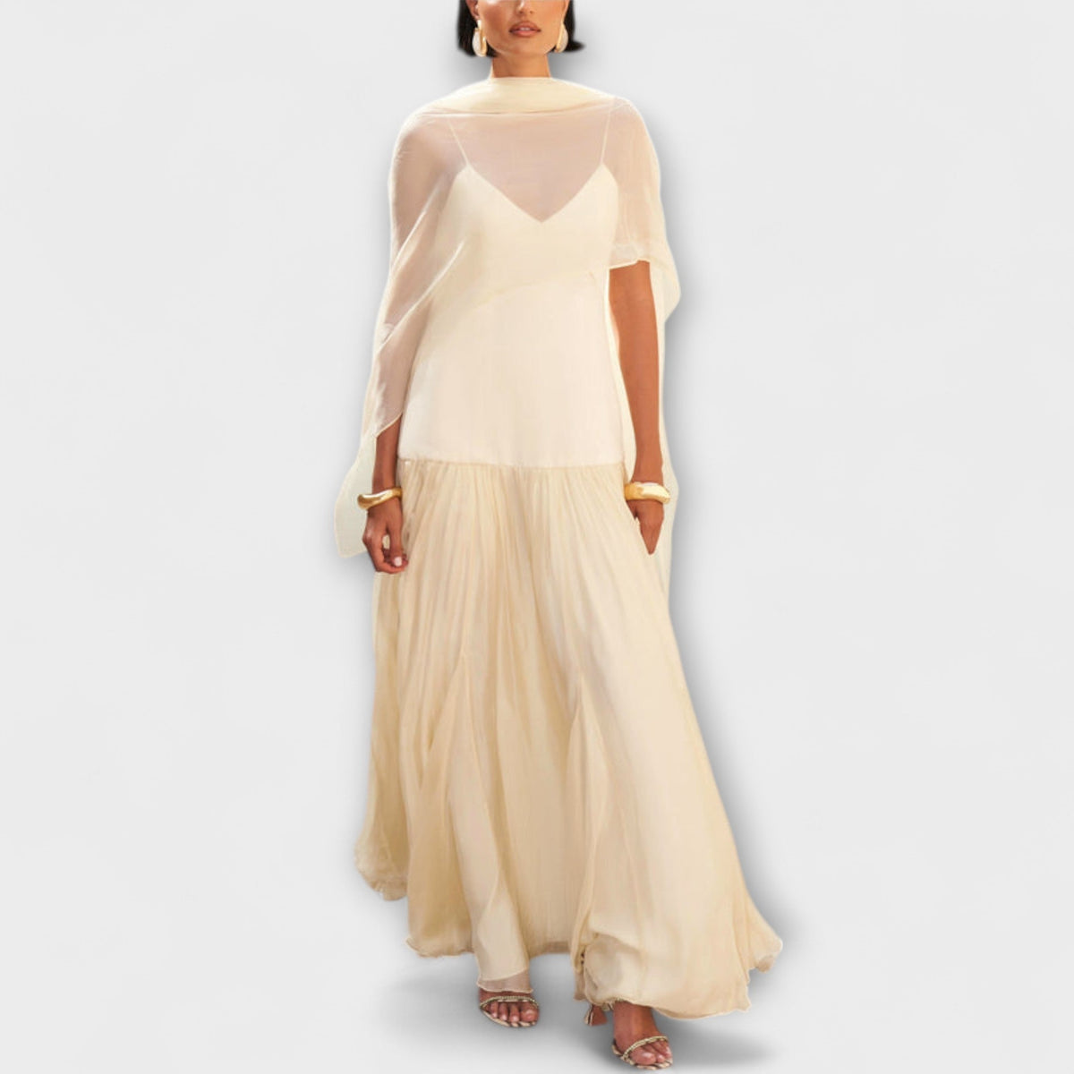 Solene - Vestido maxi Duga Fía Flows