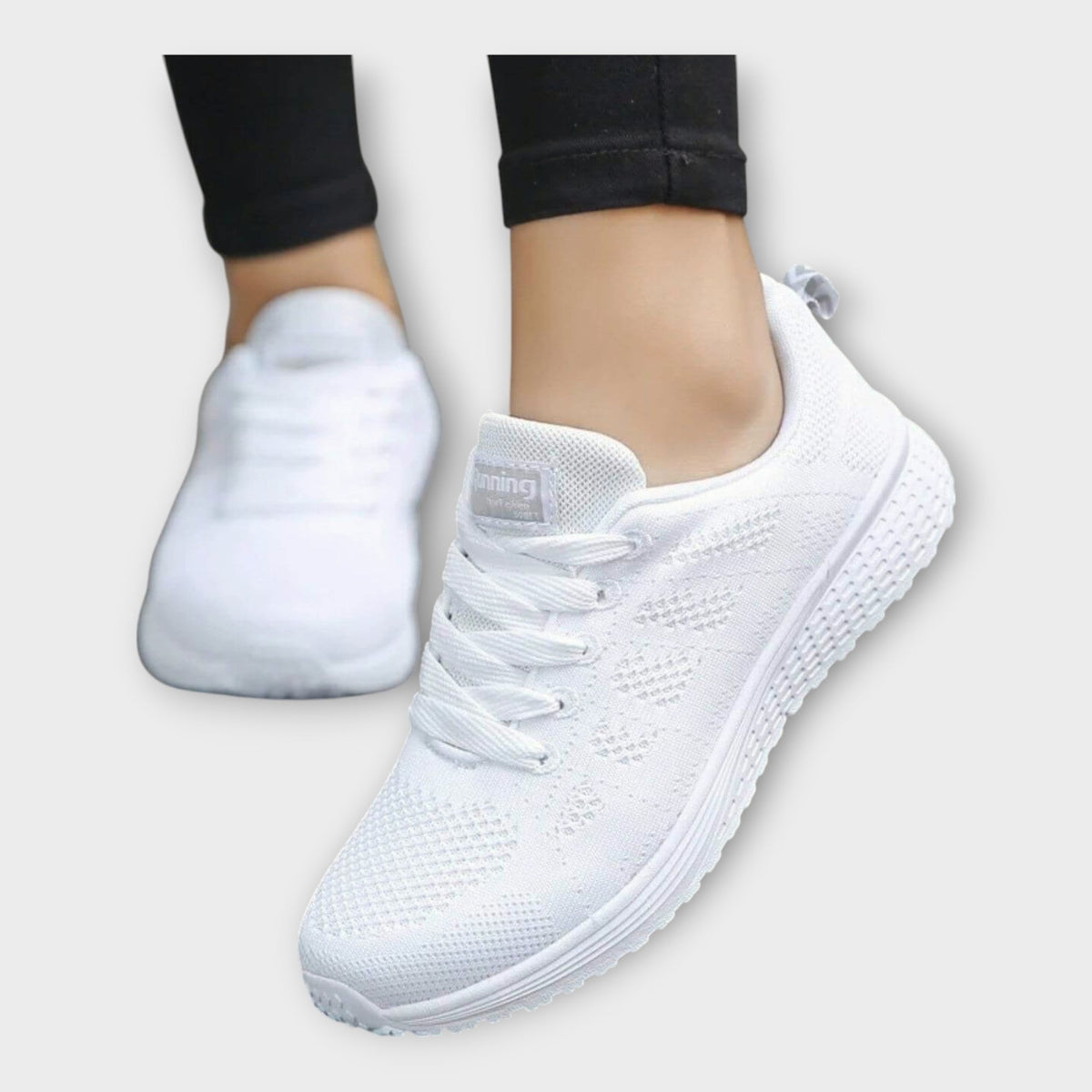 Zapatillas deportivas de malla con suela antideslizante