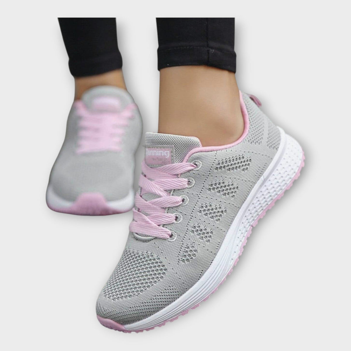 Zapatillas deportivas de malla con suela antideslizante
