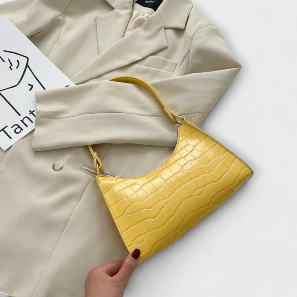 Véronique | Bolsa de Cuero Brillante
