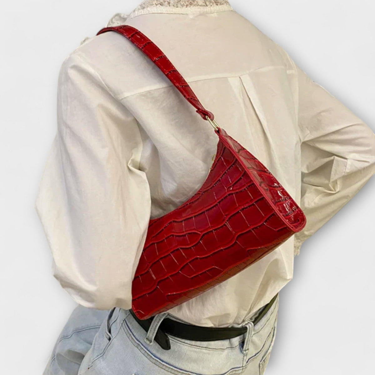 Véronique | Bolsa de Cuero Brillante