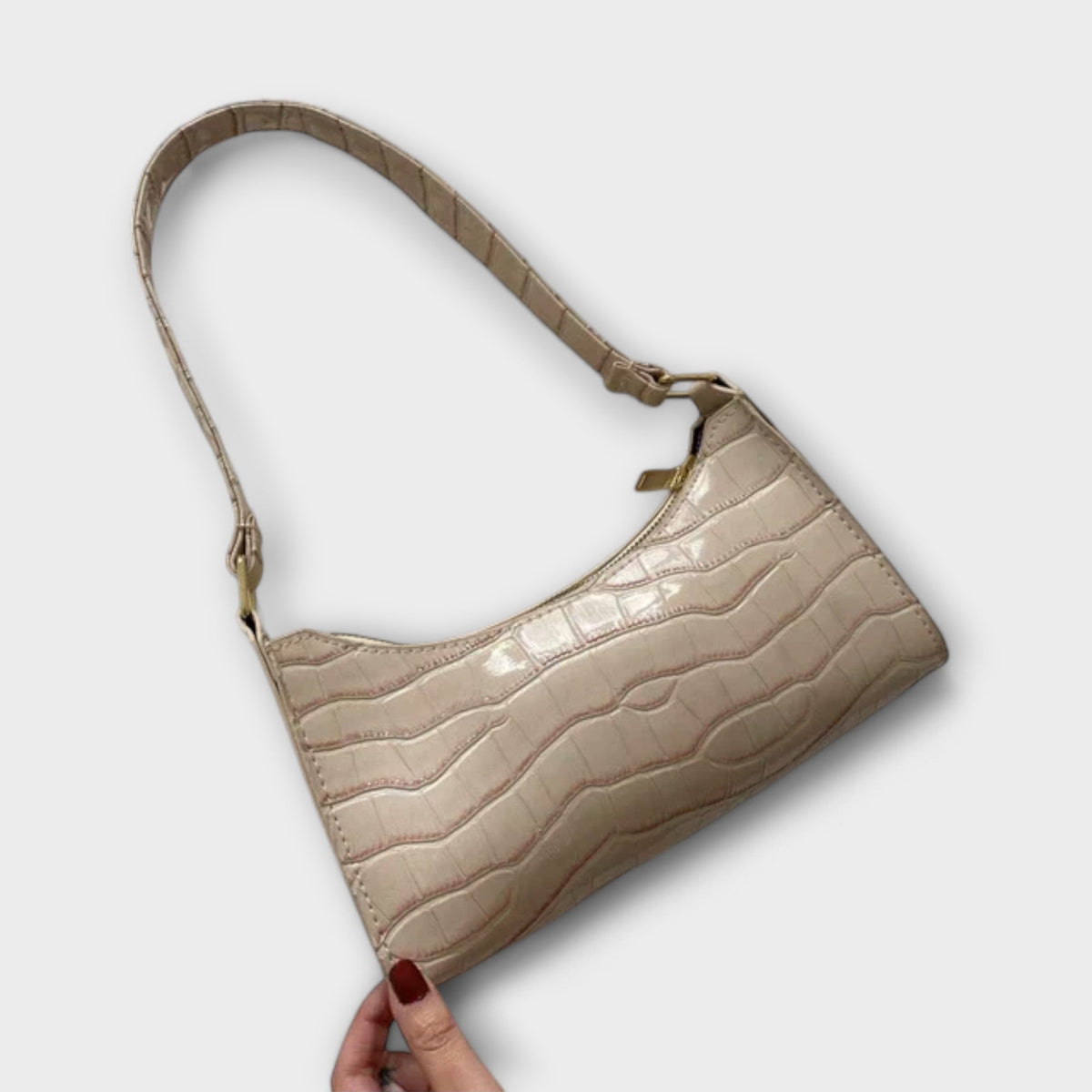 Véronique | Bolsa de Cuero Brillante