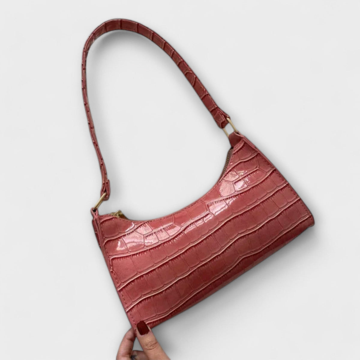 Véronique | Bolsa de Cuero Brillante