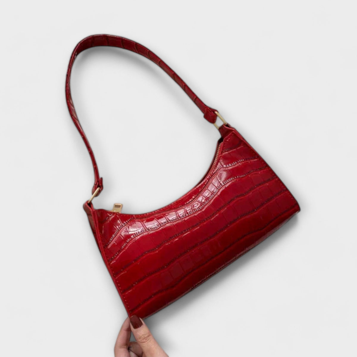 Véronique | Bolsa de Cuero Brillante