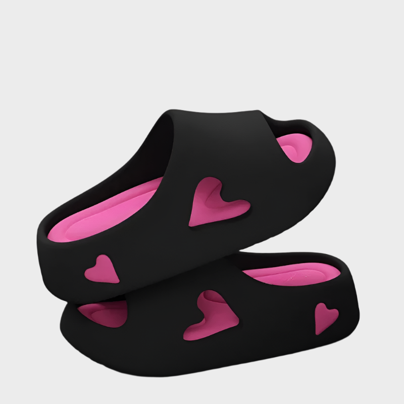 Pantuflas en Forma de Corazón