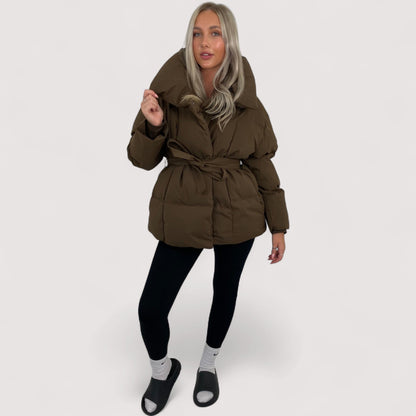 Elora™ | Chaqueta corta acolchada con bolsillo en la cintura