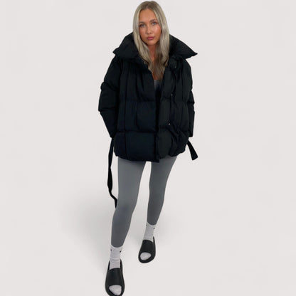 Elora™ | Chaqueta corta acolchada con bolsillo en la cintura