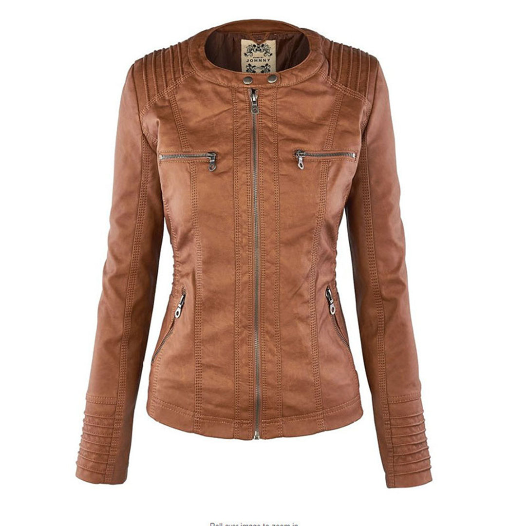 Laurina™ | Chaqueta de piel robusta y elegante