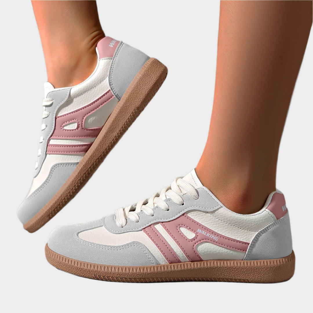 Zapatillas deportivas con detalles retro