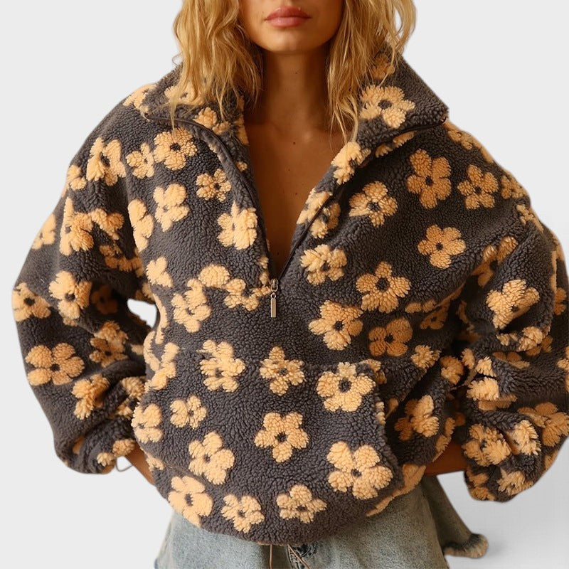 Iris™ | Suéter Floral con Forro Polar