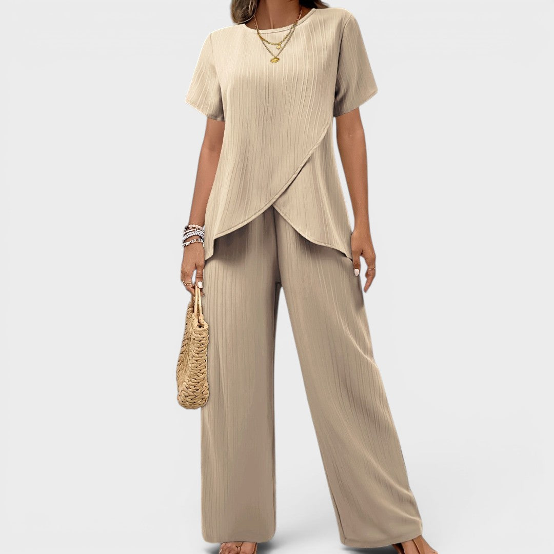 Coralie | Conjunto elegante de dos piezas