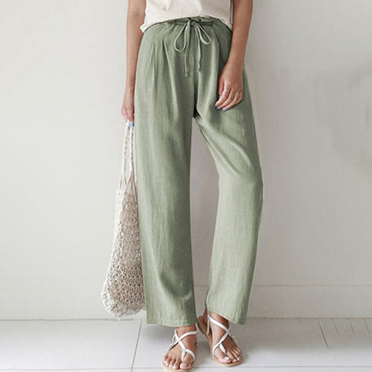 Vara - Pantalones Relaxed Fit con Cuerda