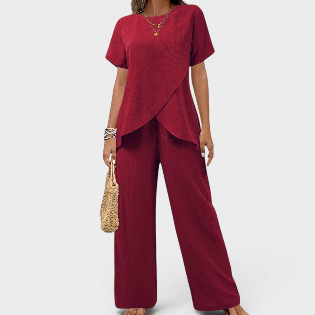 Coralie | Conjunto elegante de dos piezas