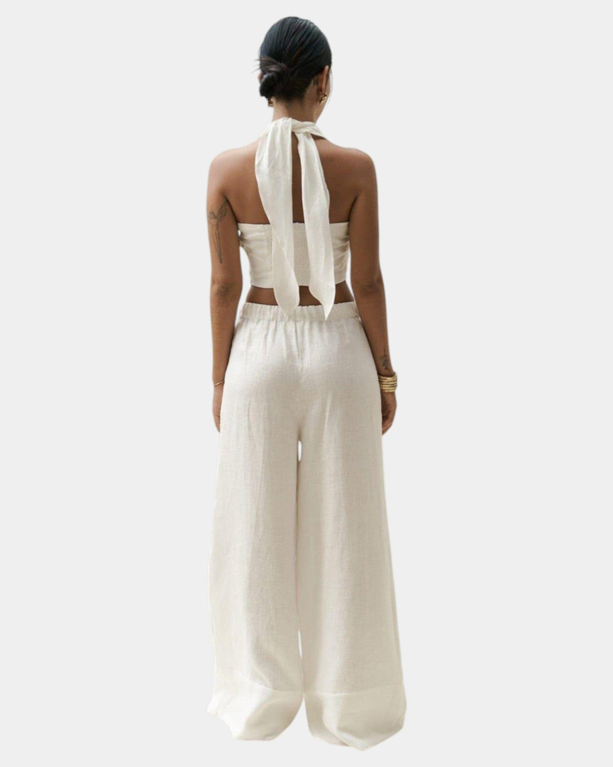 Louna | Conjunto sin tirantes con cuello halter