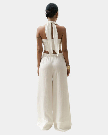 Louna | Conjunto sin tirantes con cuello halter