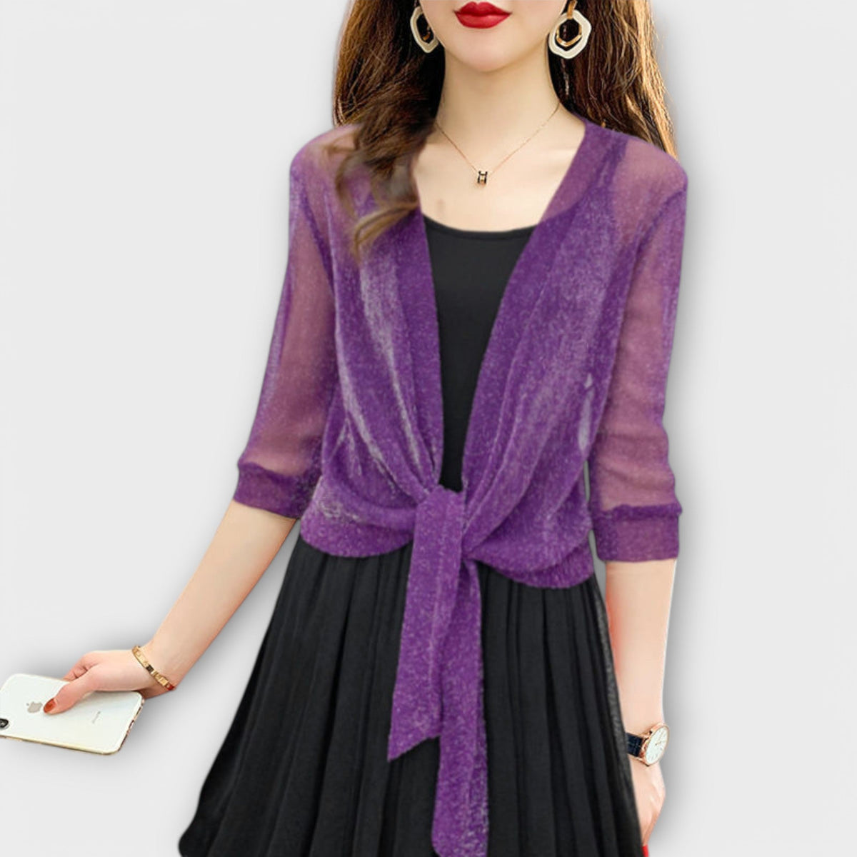 Olivia - Blusa con escote abierto