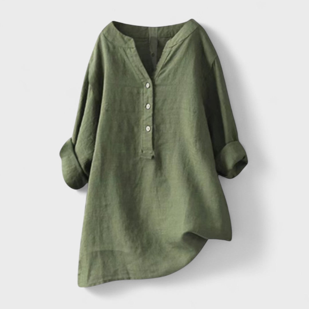 Freja - Camisa Confortable con Botones