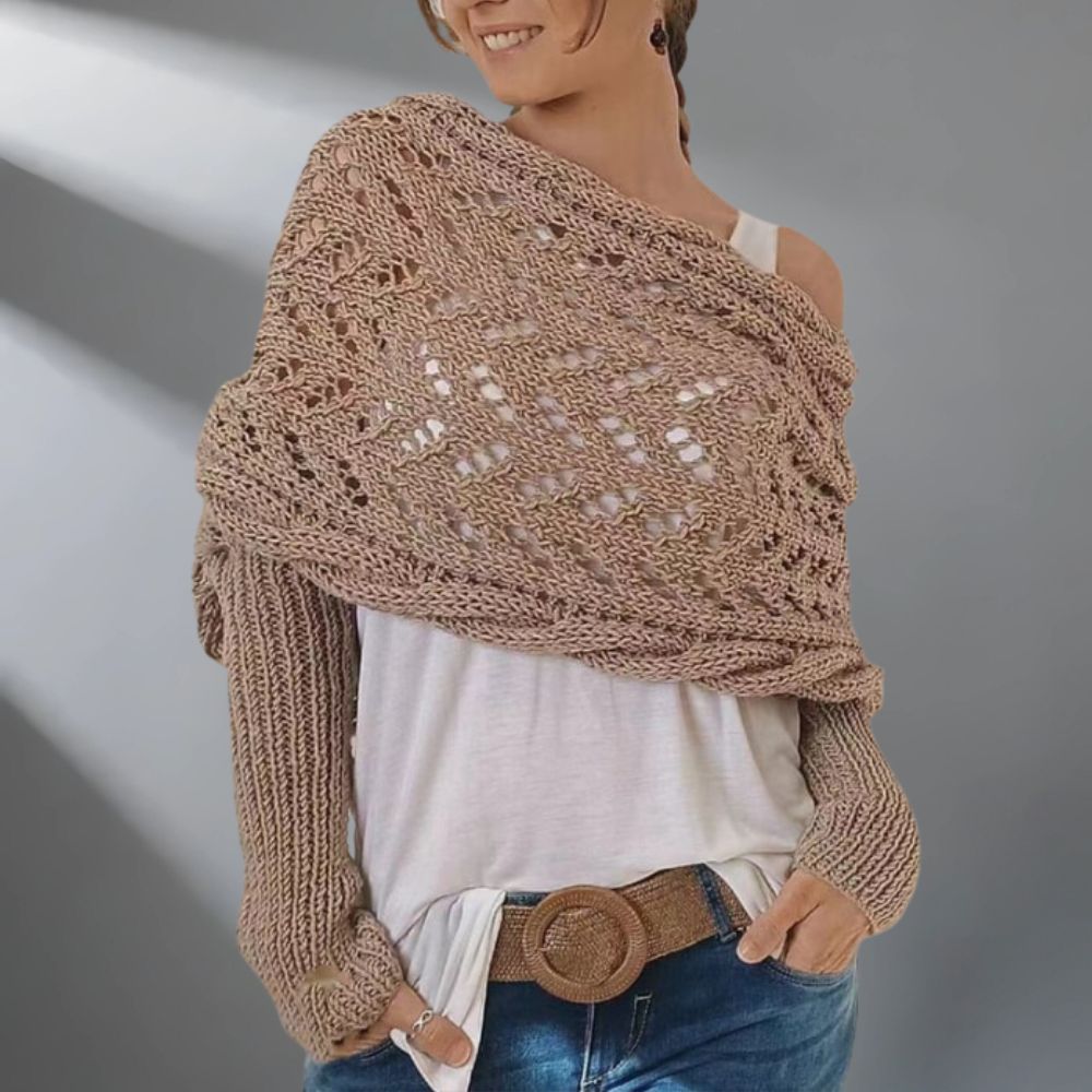 Celeste™ - Chal elegante de punto