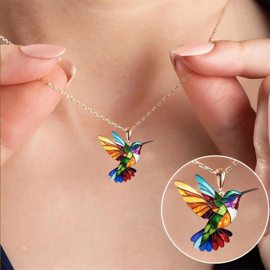 Clara™ | Elegante Colgante de Colibrí