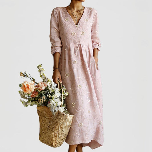Laurine™ | Vestido midi floral elegante
