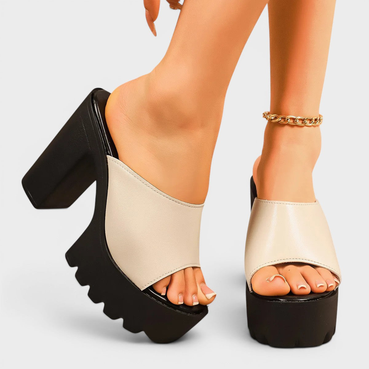 Lucienne | Sandalias con plataforma cómodas