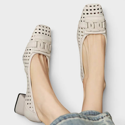 Patrizia | Tacones de Cuero Trenzado