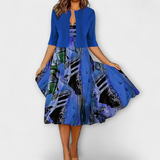 Vestidos midi para mujeres con blazer