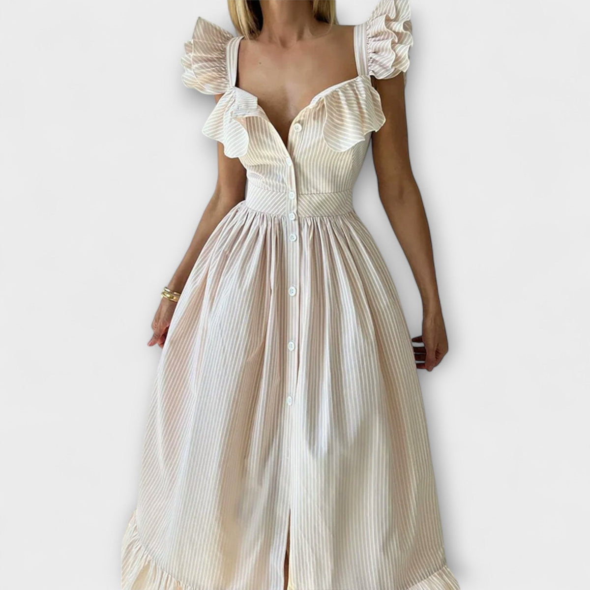 Lia - Vestido con volantes