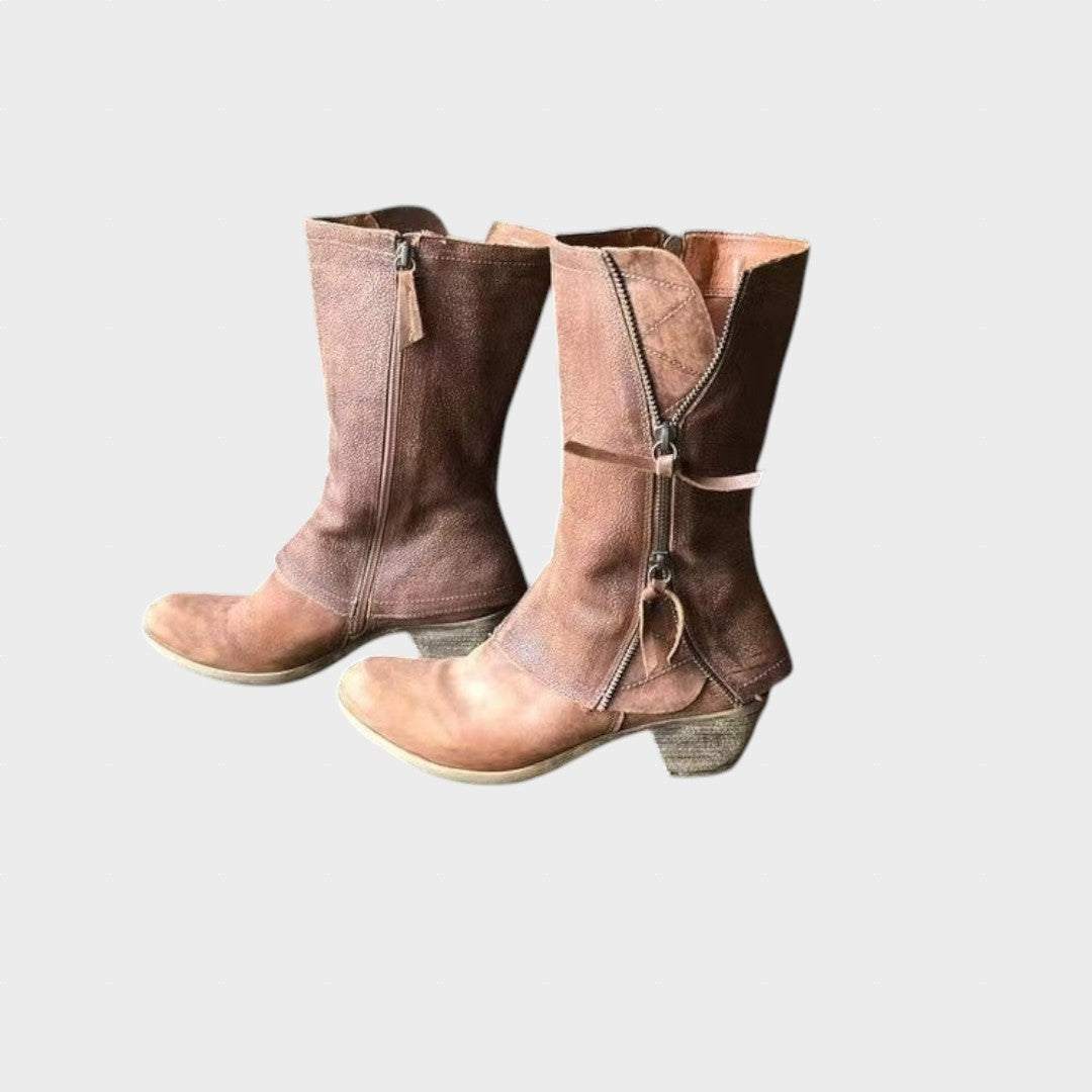 Alma – Botas vintage a media pantorrilla