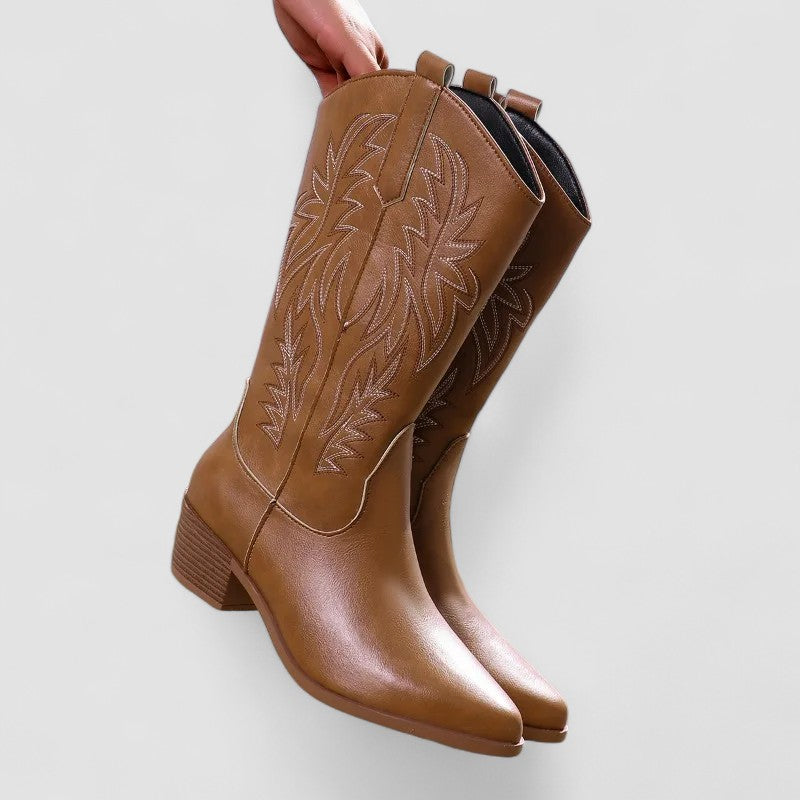 Fernanda™ | Botas Vaqueras Bordadas