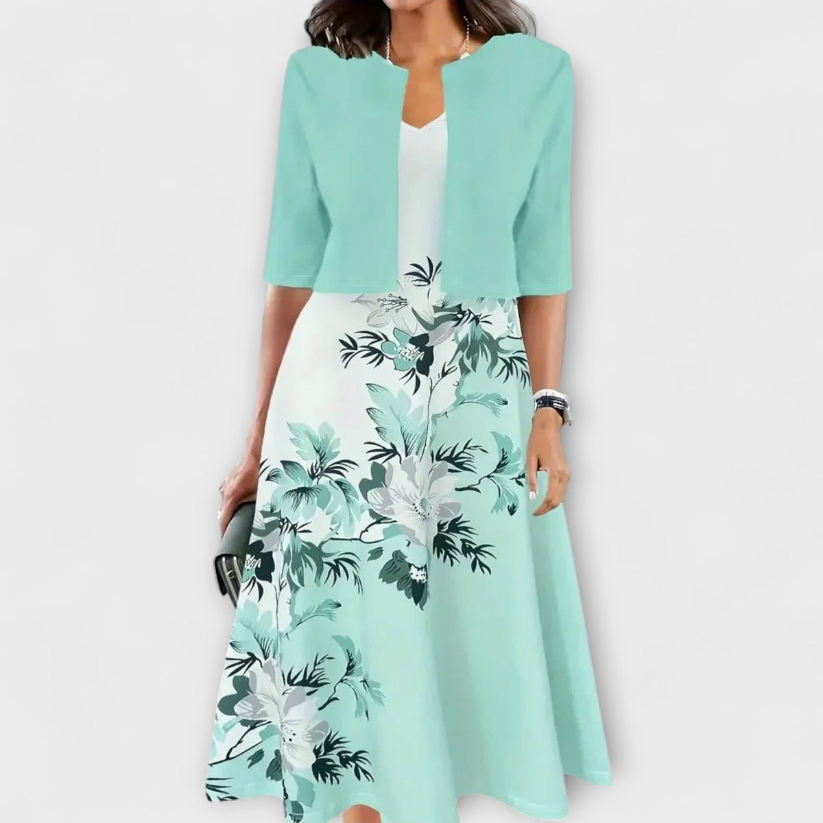 Vestidos midi para mujeres con blazer