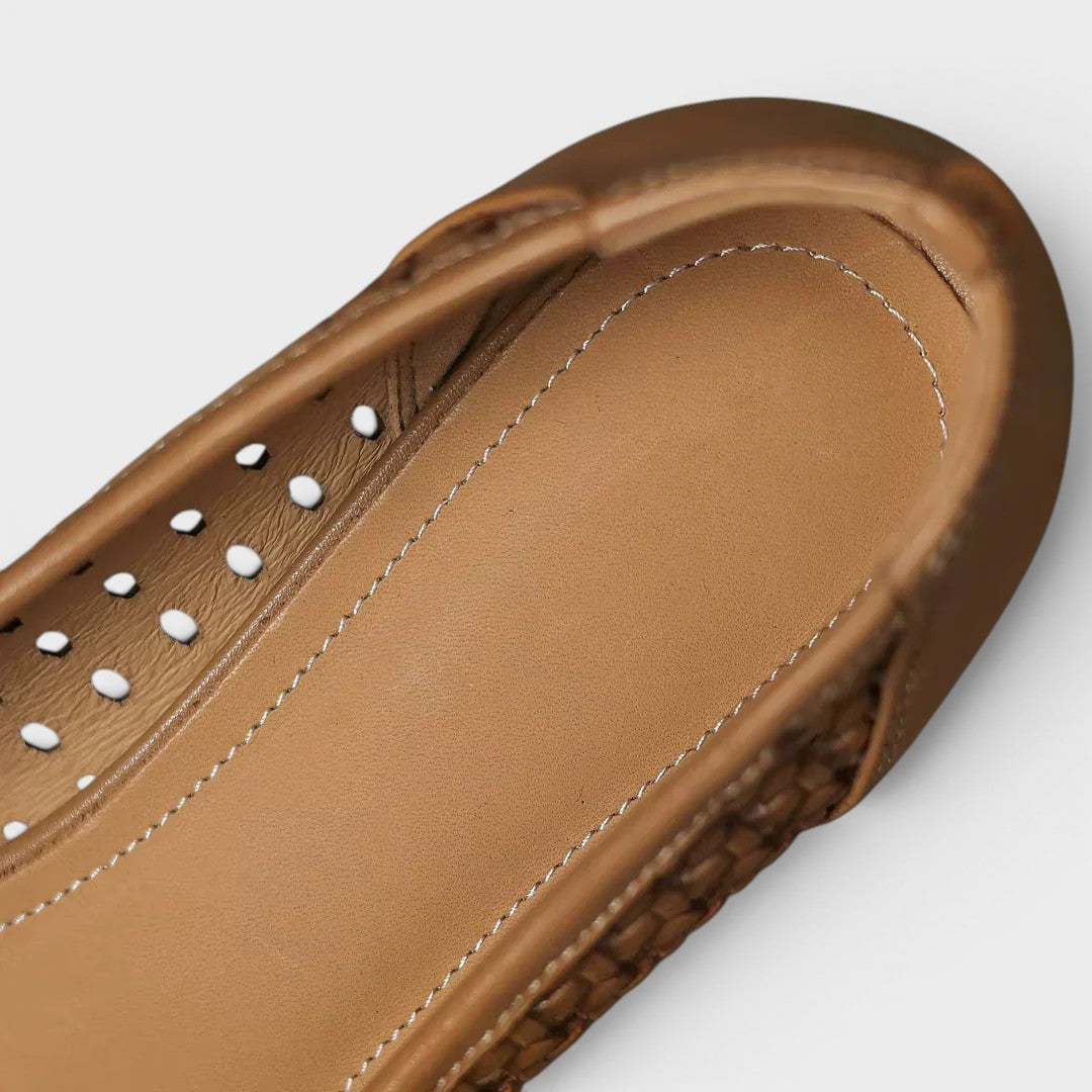 Patrizia | Tacones de Cuero Trenzado