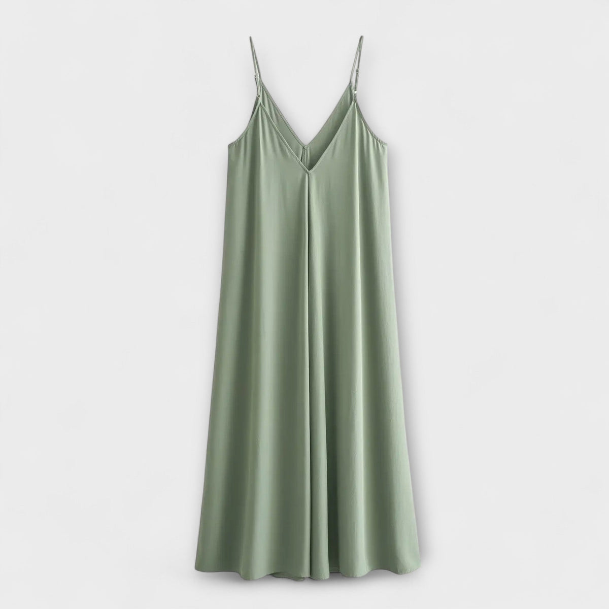 Vestido maxi con tirantes