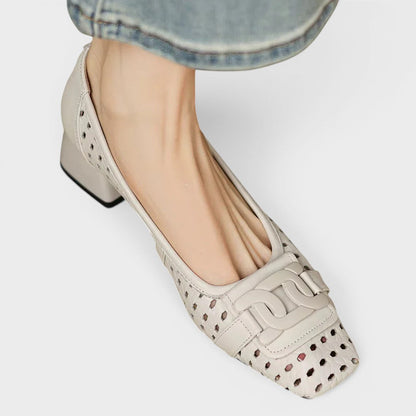 Patrizia | Tacones de Cuero Trenzado