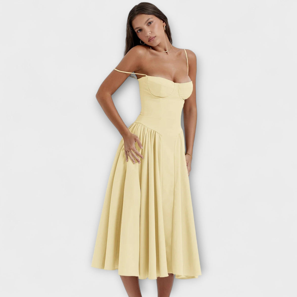 Rosalie - Vestido corsé elegante sin mangas